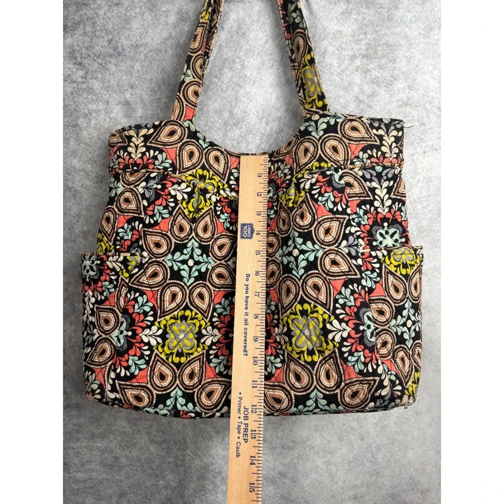 Vera Bradley Iconic Glenna Satchel Wallet Make Up Case in Sierra Pattern Retired